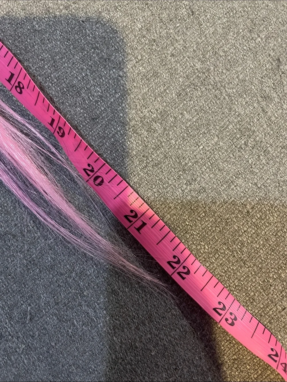 Pink Clip-In Hair Extensions for Women 6 piece 22”
